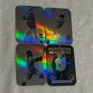 2020 Bowman's Best Franchise Topps Die-Cut Refractor (Lot of 4)